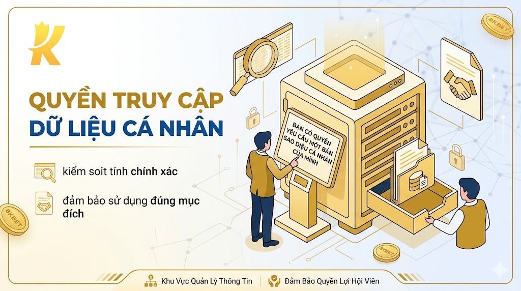 Quyền Truy Cập Dữ Liệu Cá Nhân -  tôn trọng quyền riêng tư 8KBET